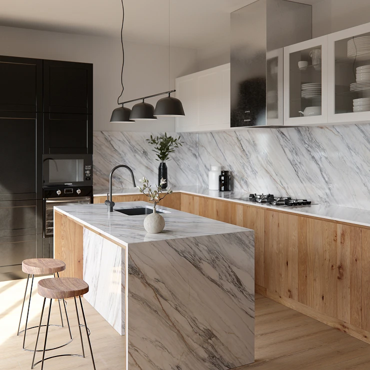 Cosentino Målbestilt Bordplade Dekton Trance Polerad, 0.8 cm