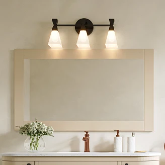 Elstead Væglampe Trio Bowtie Sort