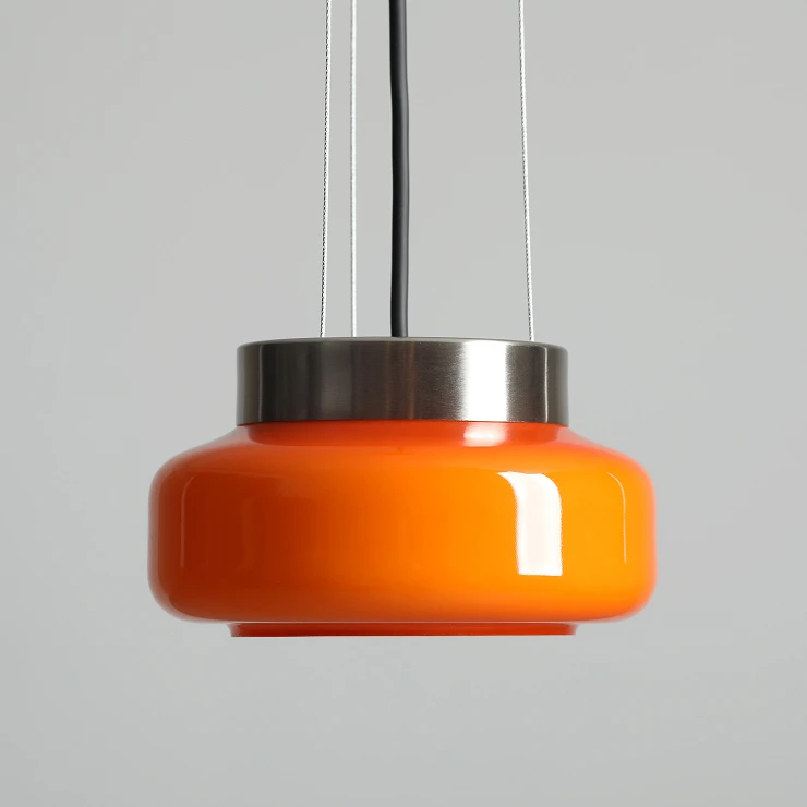 Hængende Lampe Luvne Orange