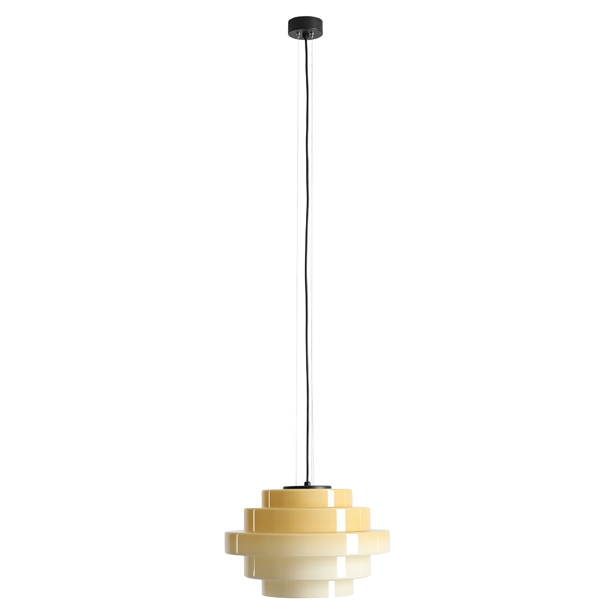 Hængende Lampe Ylmo Nøddebrun Ø28 cm