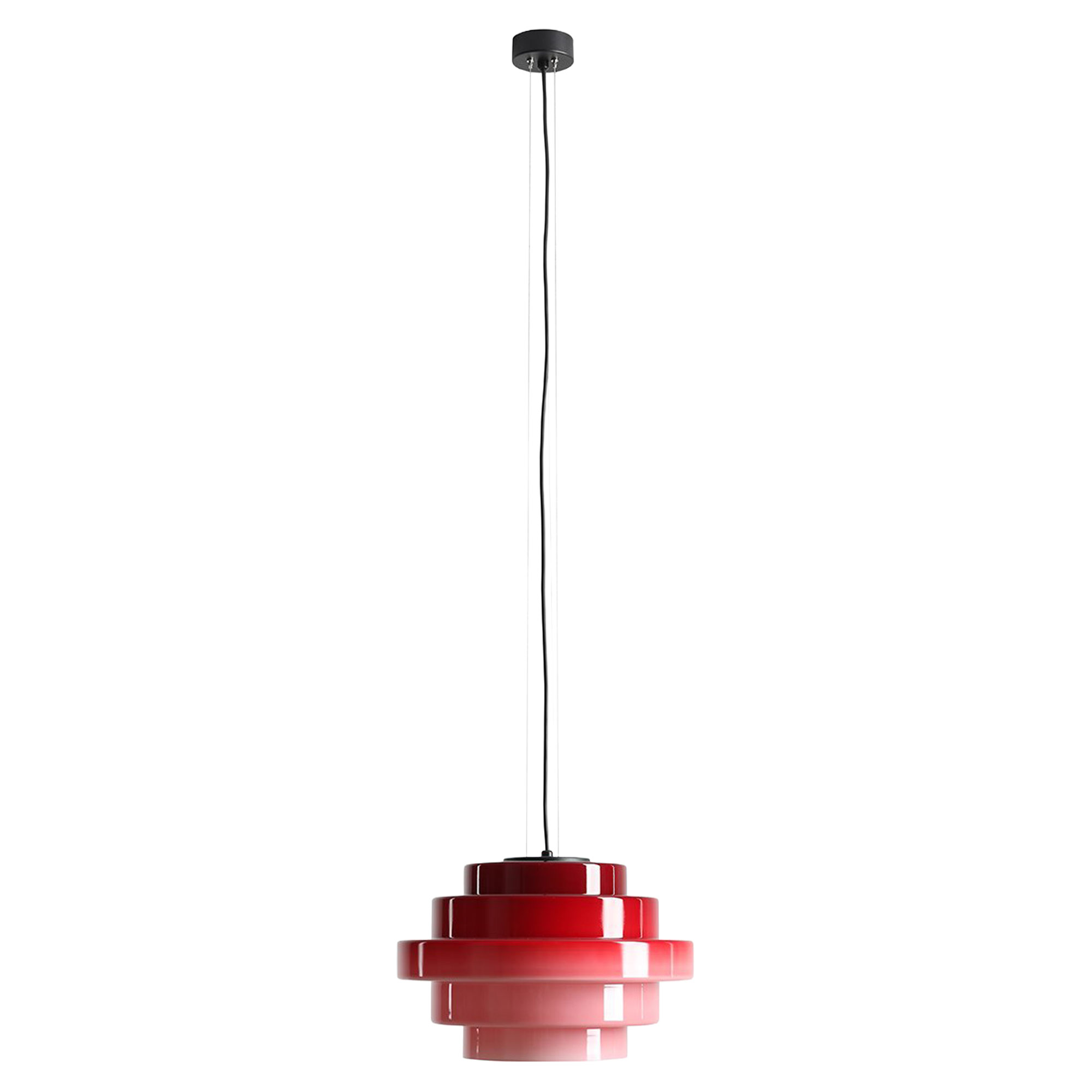 Hængende Lampe Ylmo Bærrød Ø28 cm