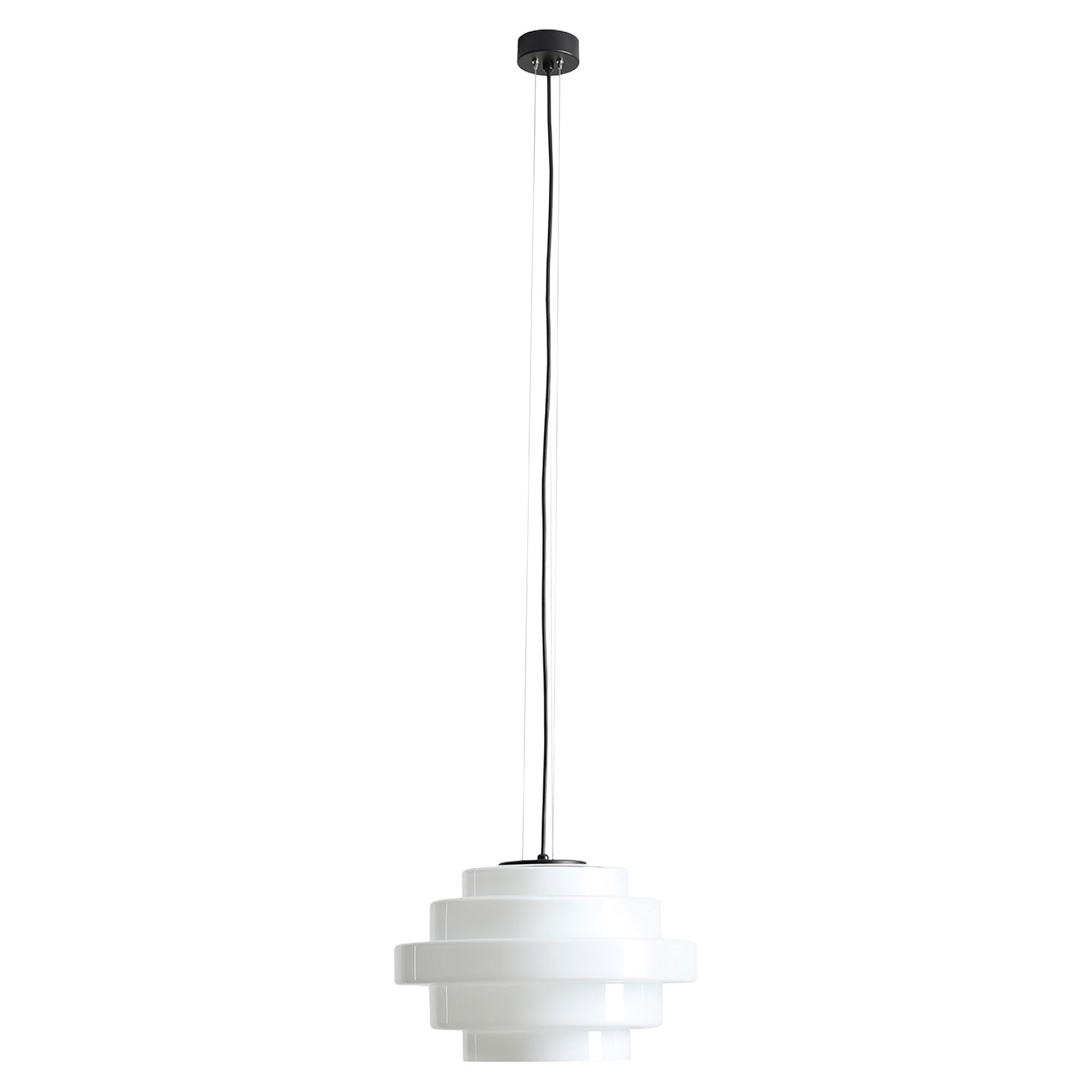 Hængende Lampe Ylmo Mælkehvid Ø28 cm