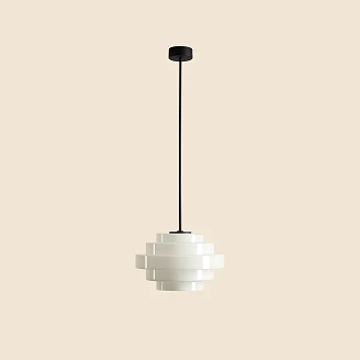 Hængende Lampe <strong>Ylmo</strong>  Mælkehvid M Ø28 cm