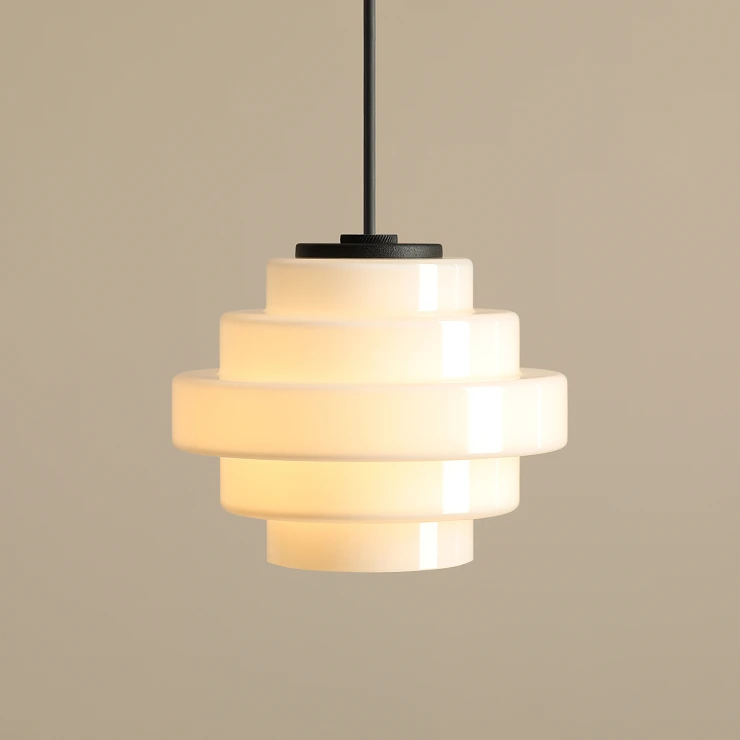 Hængende Lampe Ylmo Mælkehvid L Ø14 cm