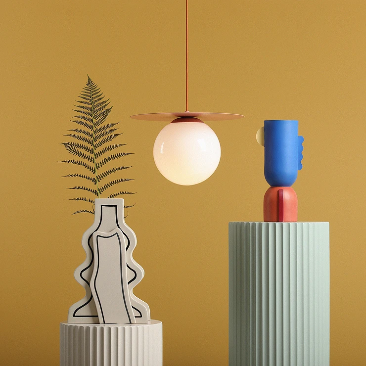 Hængende Lampe Lynno Korall