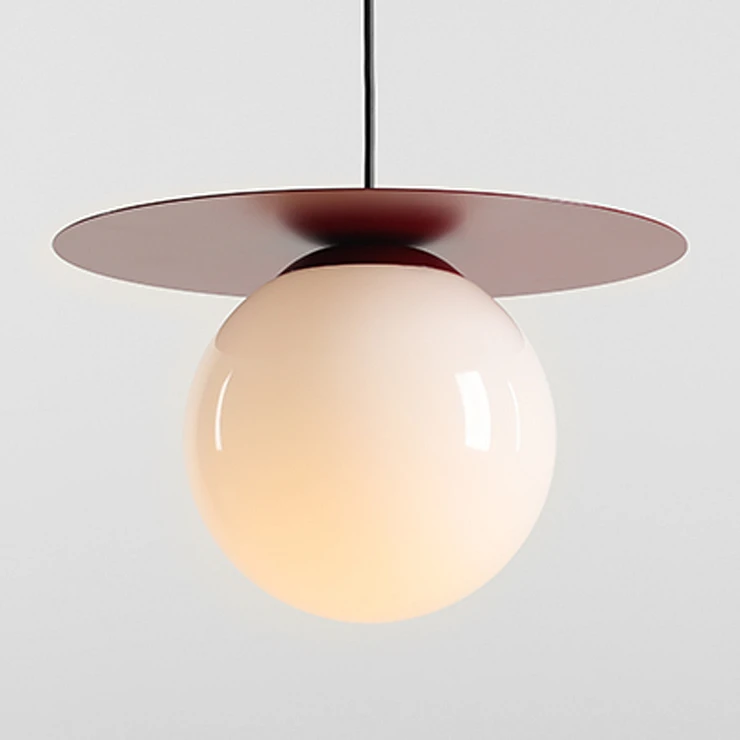 Hængende Lampe Lynno Vinrød
