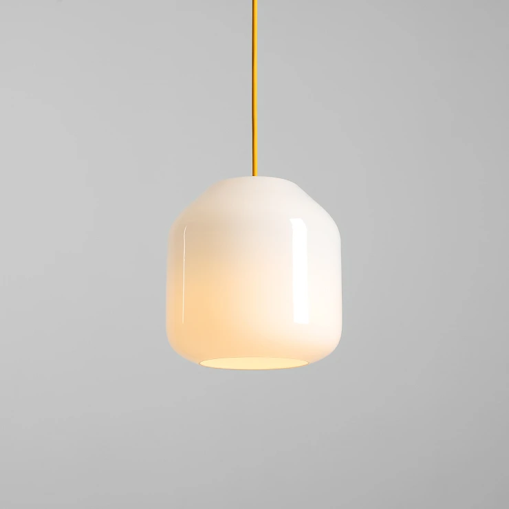 Hængende Lampe Ternia Beige, Mimosa