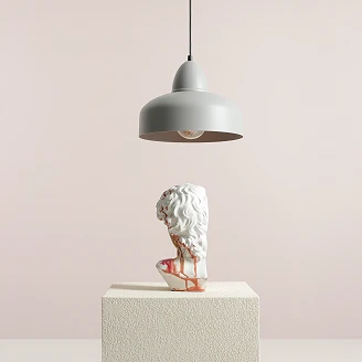 Hængende Lampe <strong>Kloty</strong>  Grå