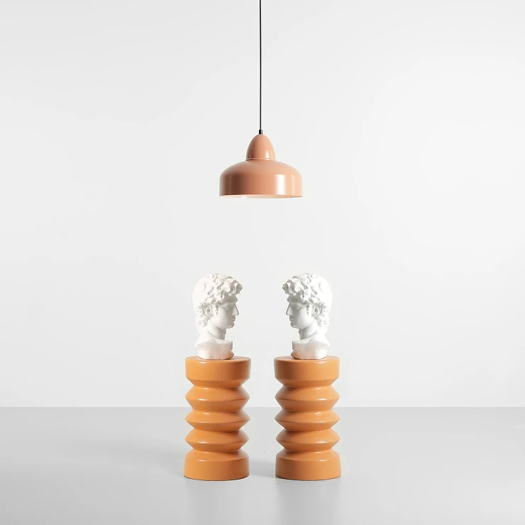 Hængende Lampe Kloty Korall