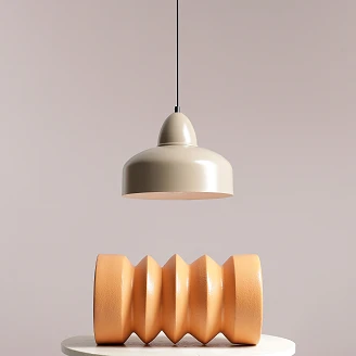 Hængende Lampe <strong>Kloty</strong>  Beige