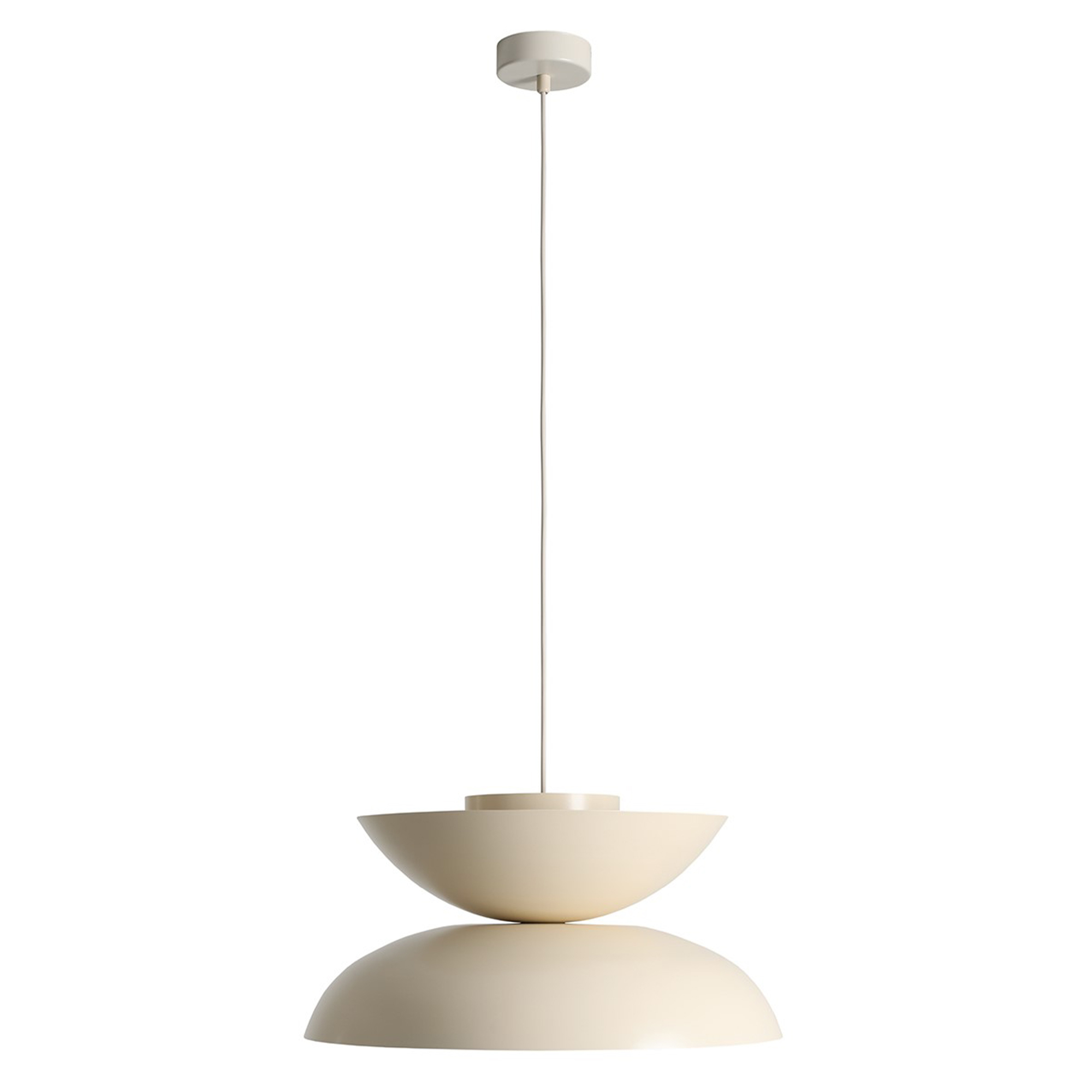 Hængende Lampe Klinti Lys Cremehvid
