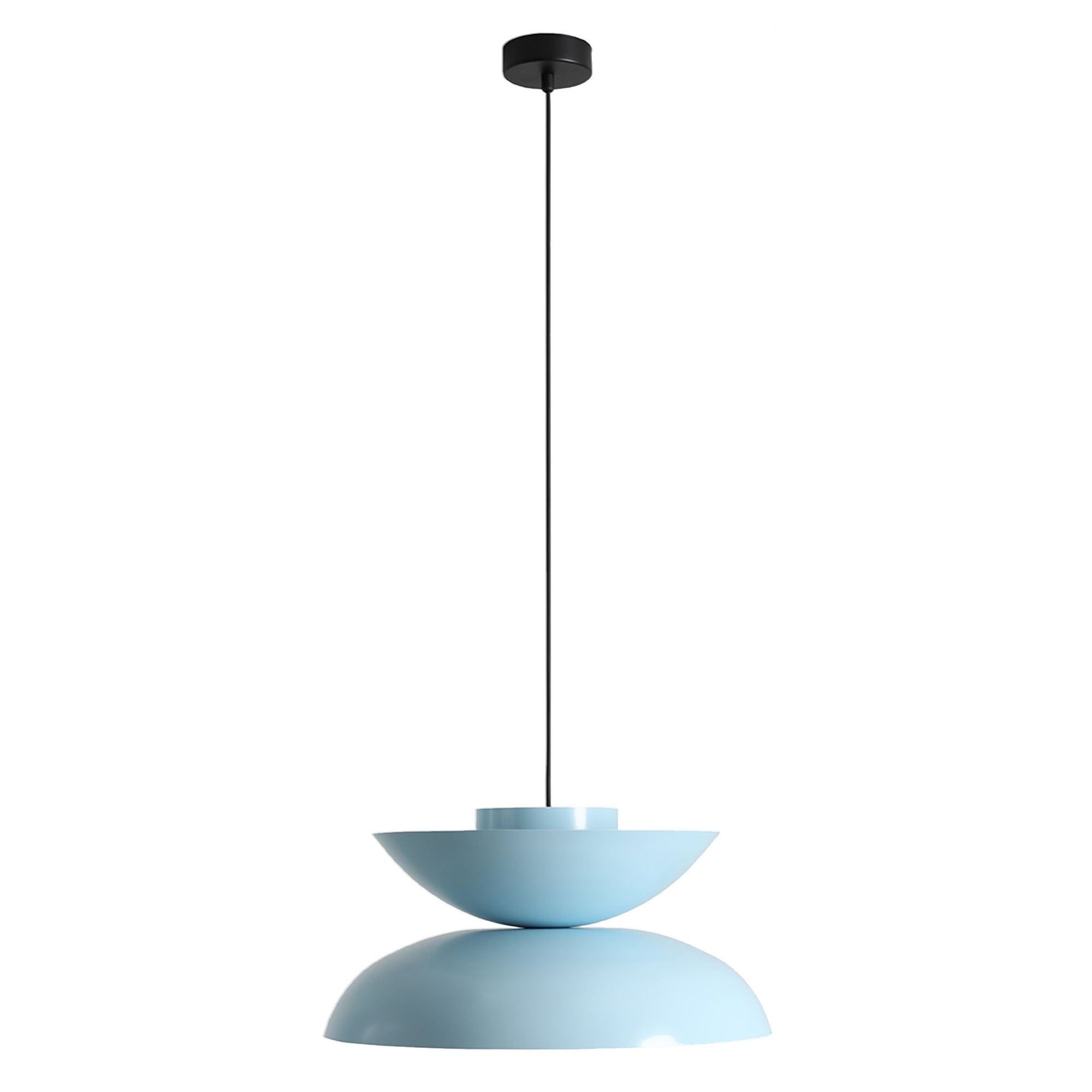 Hængende Lampe Klinti Mørk Babyblå