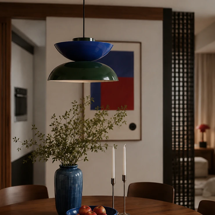 Hængende Lampe Klinti Kobolt, Deep Green
