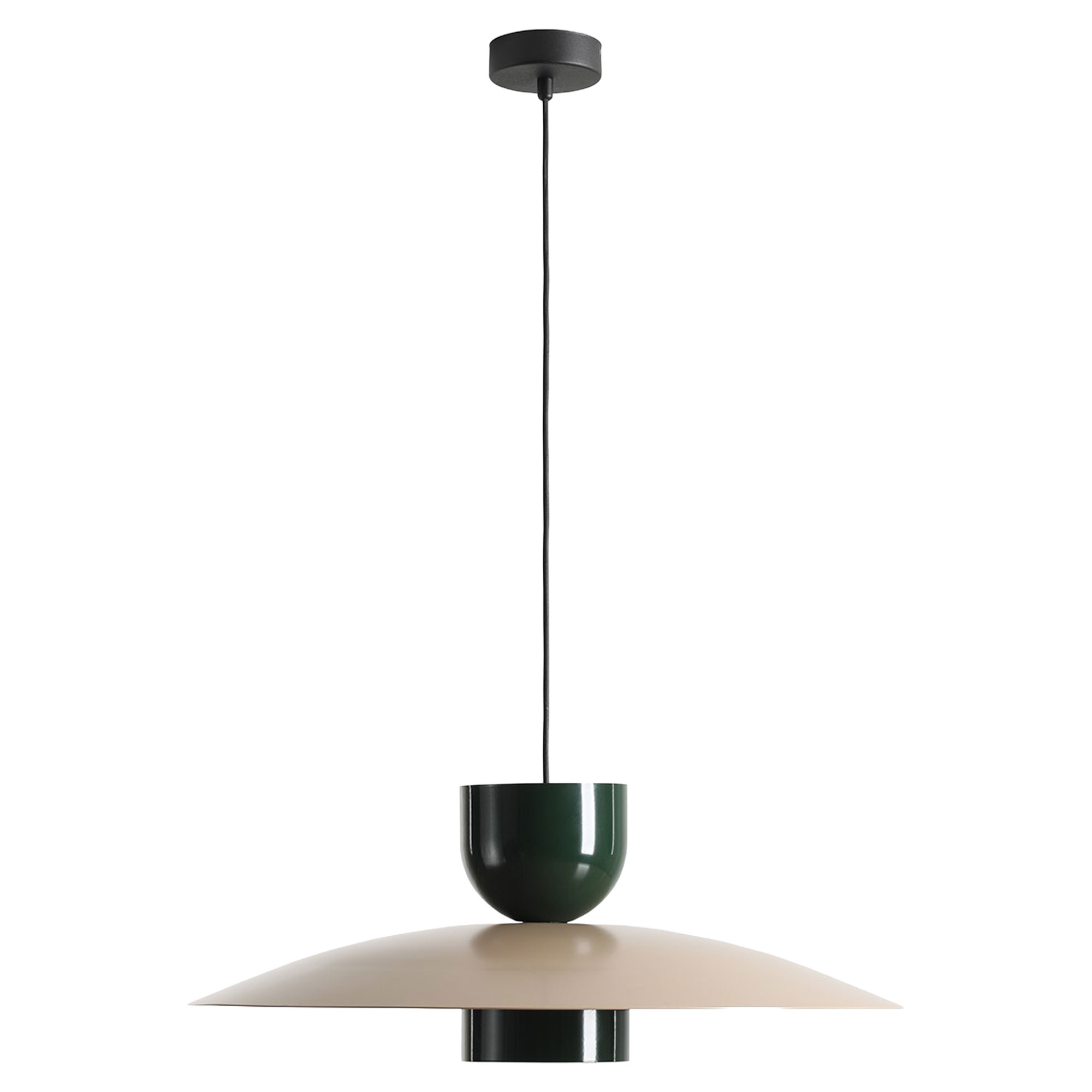 Hængende Lampe Harda Mørk Beige, Deep Green