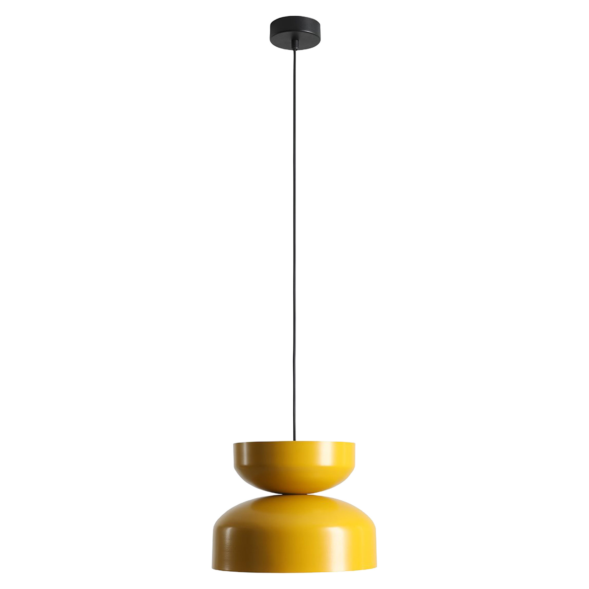Hængende Lampe Grindo Mørk Sennepsgul