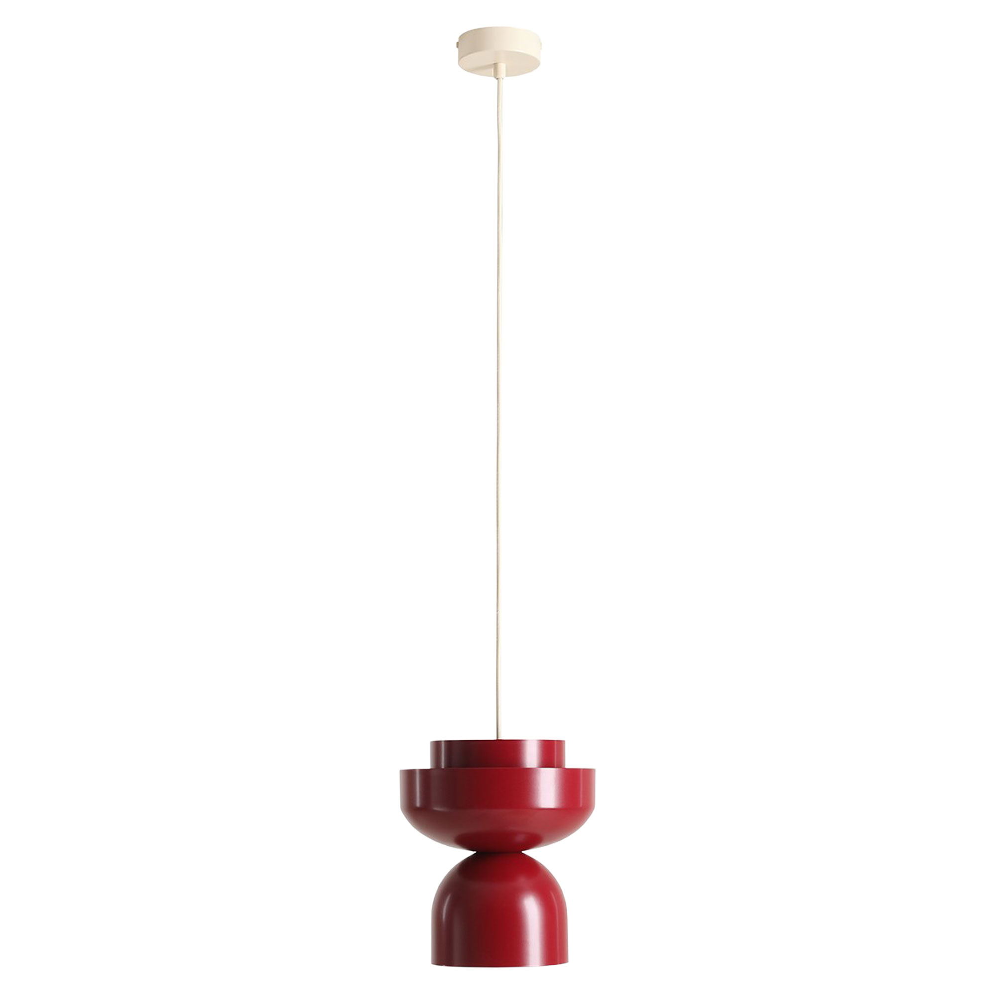 Hængende Lampe Tindri Lys Vinrød