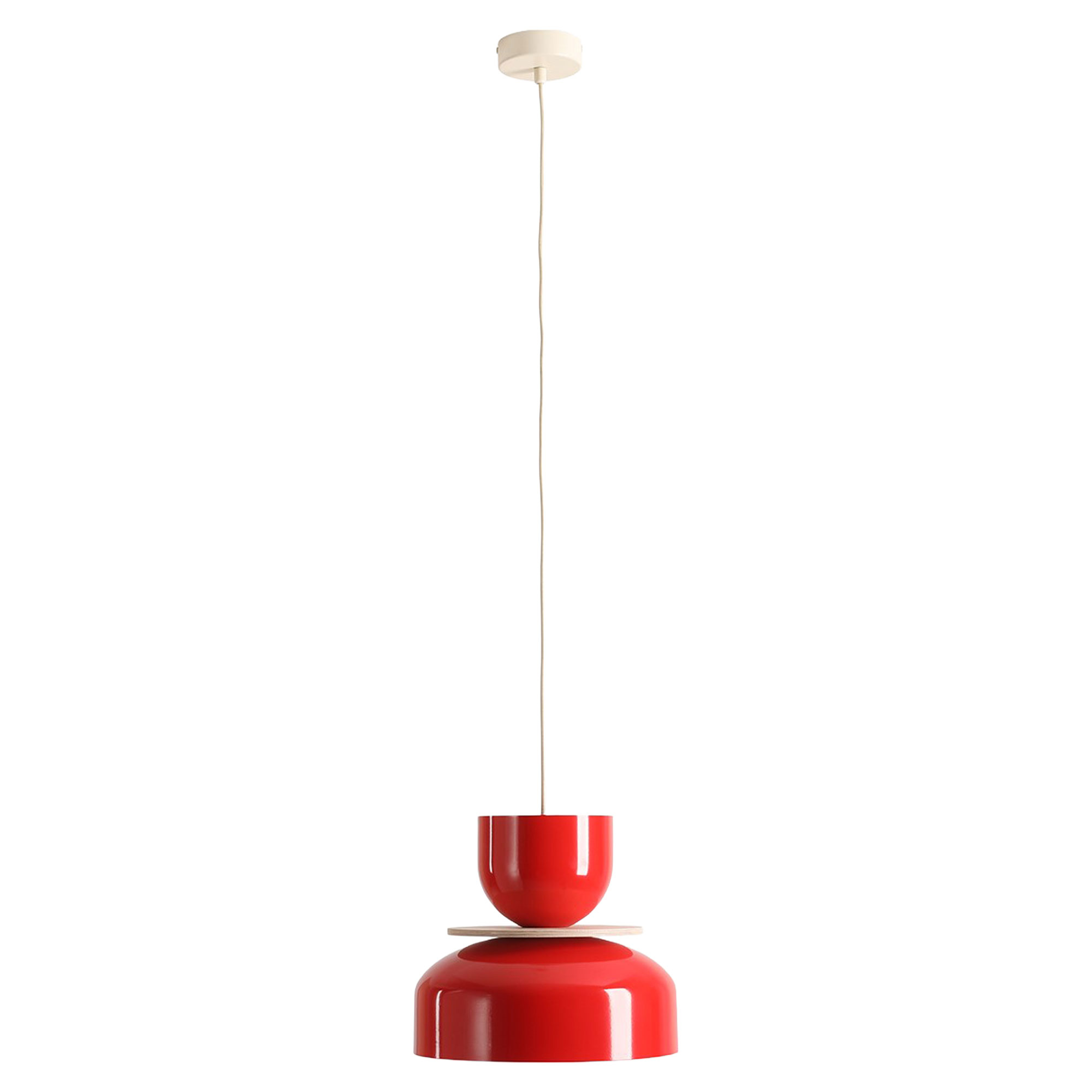 Hængende Lampe Svelo Rød Chili