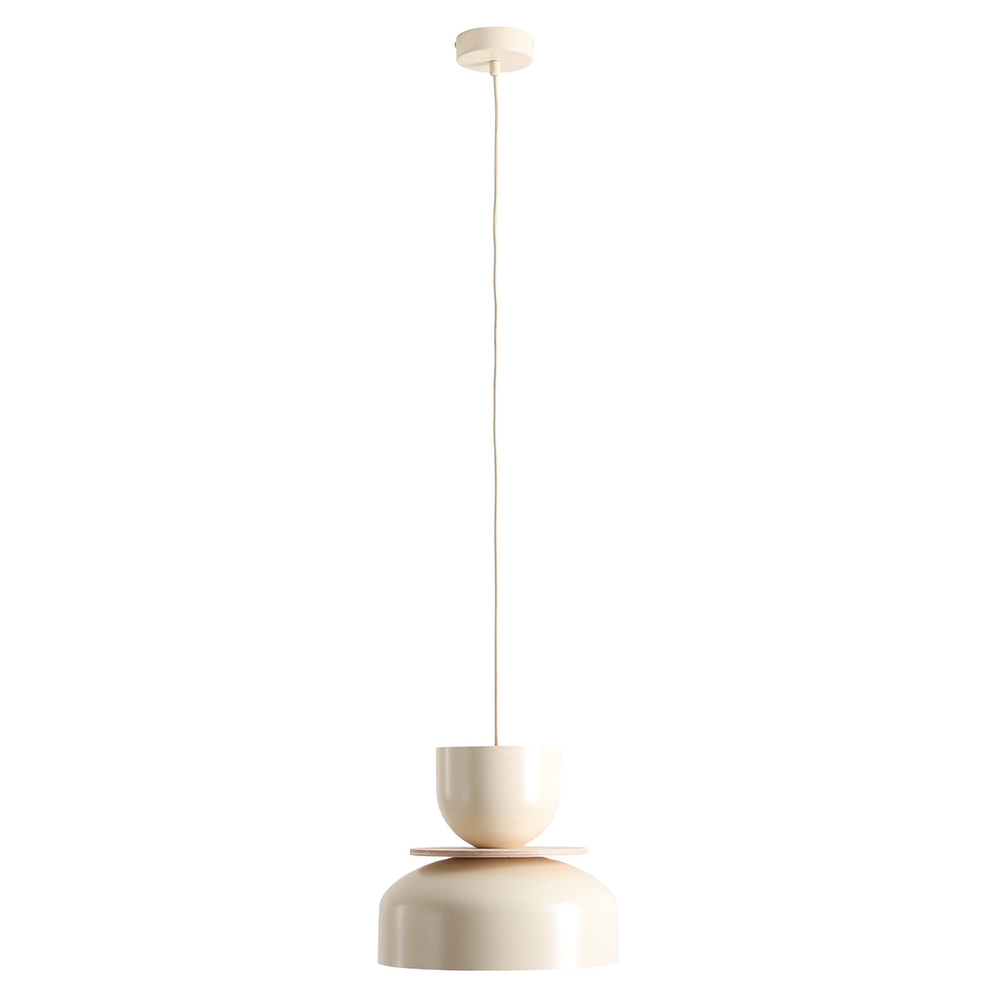 Hængende Lampe Svelo Cremehvid