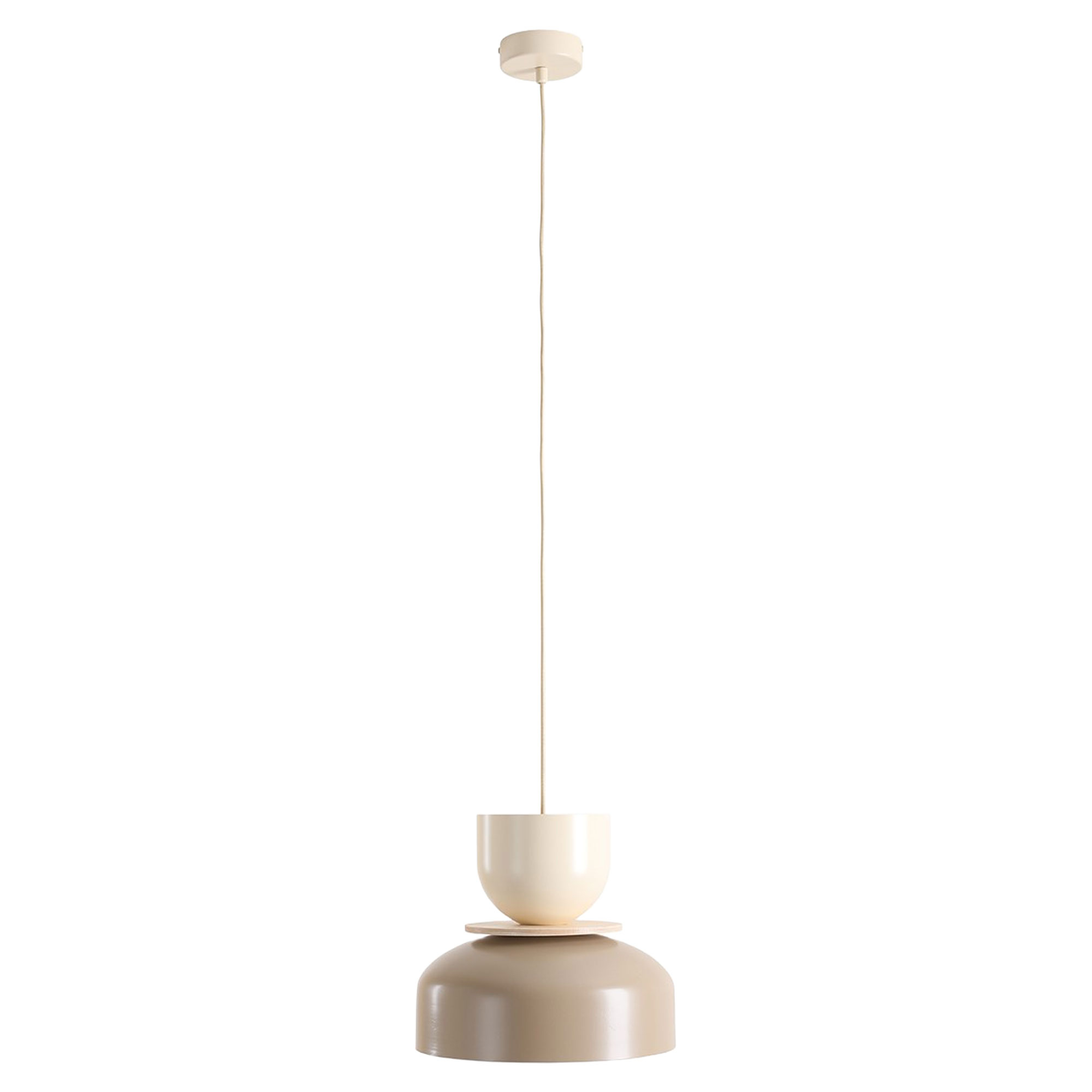 Hængende Lampe Svelo Beige, Cremehvid