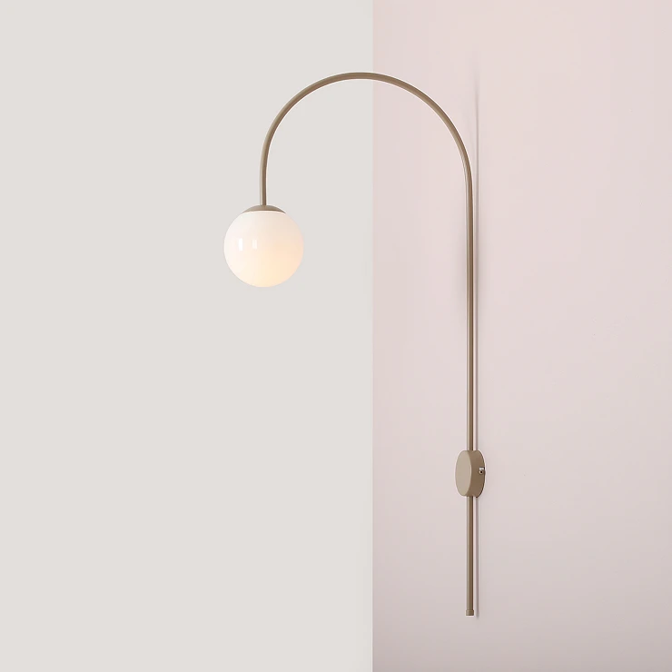 Væglampe Klinty Beige