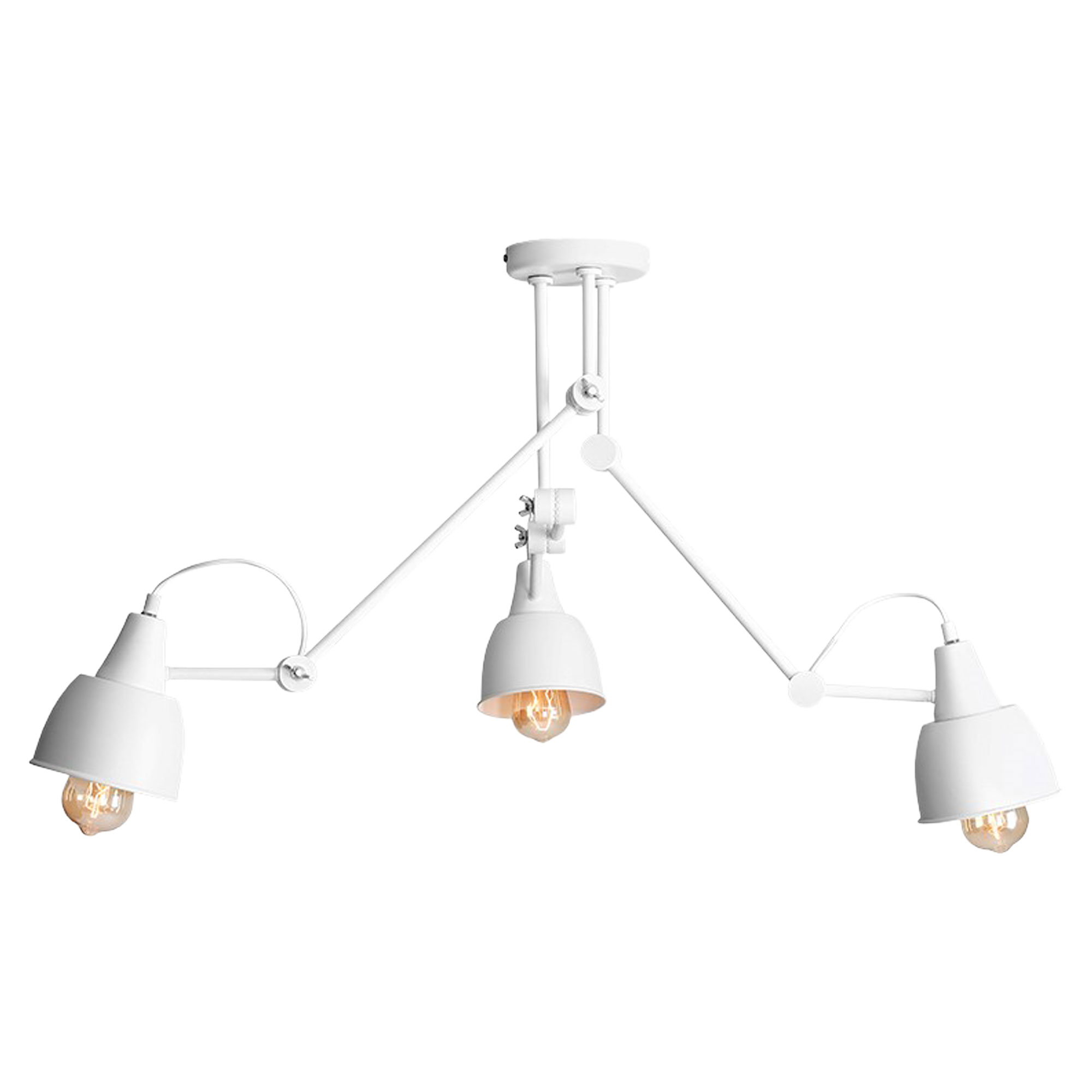 Hængende Lampe Nelia Hvid Trio
