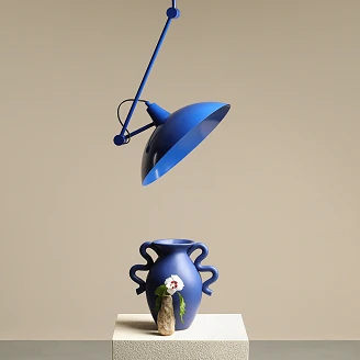 Hængende Lampe <strong>Skova</strong>  Koboltblå