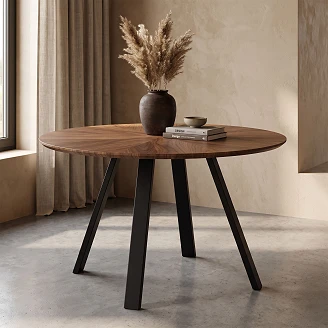 Spisebord <strong>Drevon</strong>  Valnød Ø120 cm