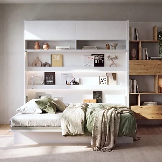 Lenart Væghylde <strong>Bed Concept</strong>  Hvid 211x60 cm