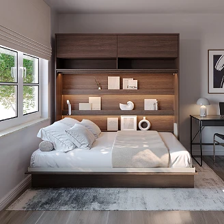Lenart Væghylde <strong>Bed Concept</strong>  Dunin Eg 211x60 cm