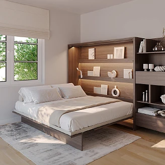 Lenart Foldbar vægseng <strong>Bed Concept</strong>  Dunin Eg 211x178 cm