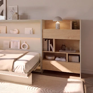 Lenart Bogreol <strong>Bed Concept</strong>  Kasjmir, Nagano-Eg 92x138 cm