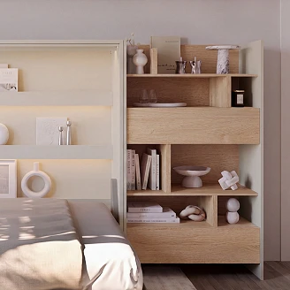 Lenart Bogreol <strong>Bed Concept</strong>  Kasjmir, Nagano-Eg 92x158 cm