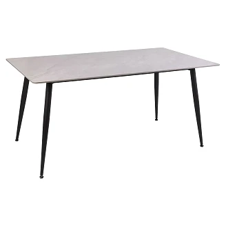 Spisebord <strong>Aleria</strong>  Grå, Sort 160x90 cm