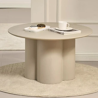 Sofabord <strong>Nareli</strong>  Beige Ø80 cm