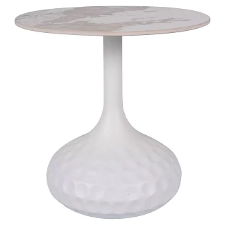 Sofabord <strong>Avelora</strong>  Hvid Ø50x49 cm