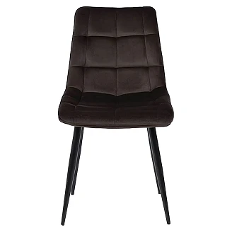 Stol <strong>Birk</strong>  Brun, Sort Velour