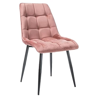 Stol <strong>Birk</strong>  Antikrosa, Sort Velour