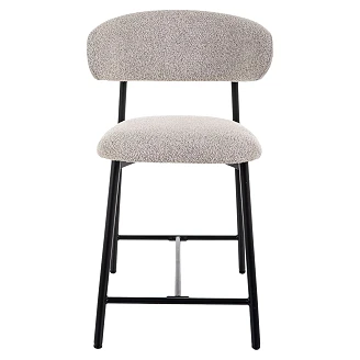 Barstol <strong>Lerv</strong>  Beige, Sort 80 cm