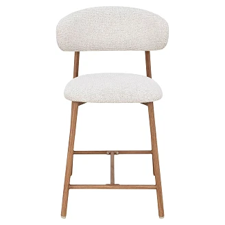 Barstol <strong>Lerv</strong>  Lysebeige, Eg 80 cm