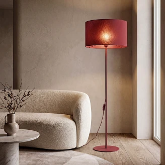 Gulvlampe Sivane Rød