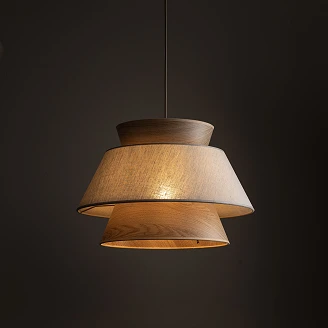 Pendellampe Velmira Hvid, Sabia Ø45 cm