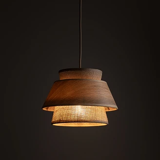 Pendellampe Velmira Beige, Sabia Ø24 cm