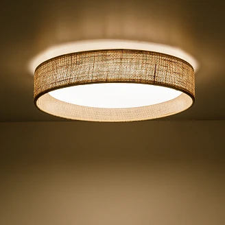 Loftlampe Sävri Beige, Hvid Ø30 cm