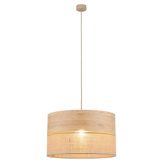Pendellampe Lunera Beige, Sabia Ø50 cm