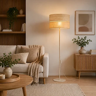 Gulvlampe Lunera Beige, Sabia