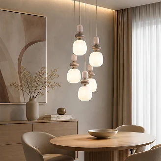Pendellampe Penta Selvi Beige, Sabia
