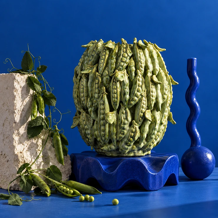 Werner Voss Vase Peapod Grøn Blank