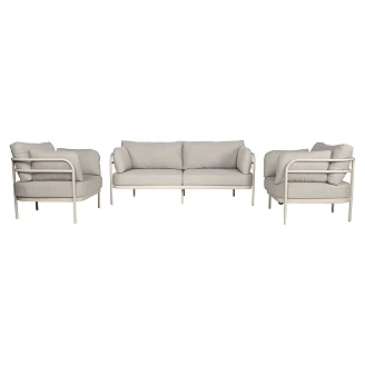 Zuiver Havemøbelsæt med Sofa & 2 Lænestole Vista Beige