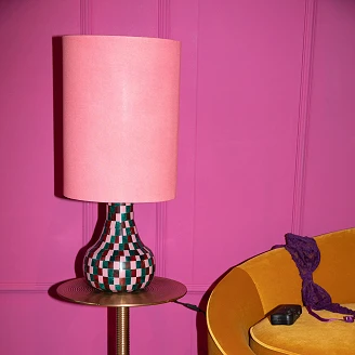 Bold Monkey Bordlampe Don't Be Afraid of Colour Rosa