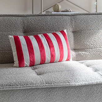 Pude Almera Rød, Hvid 30x60 cm